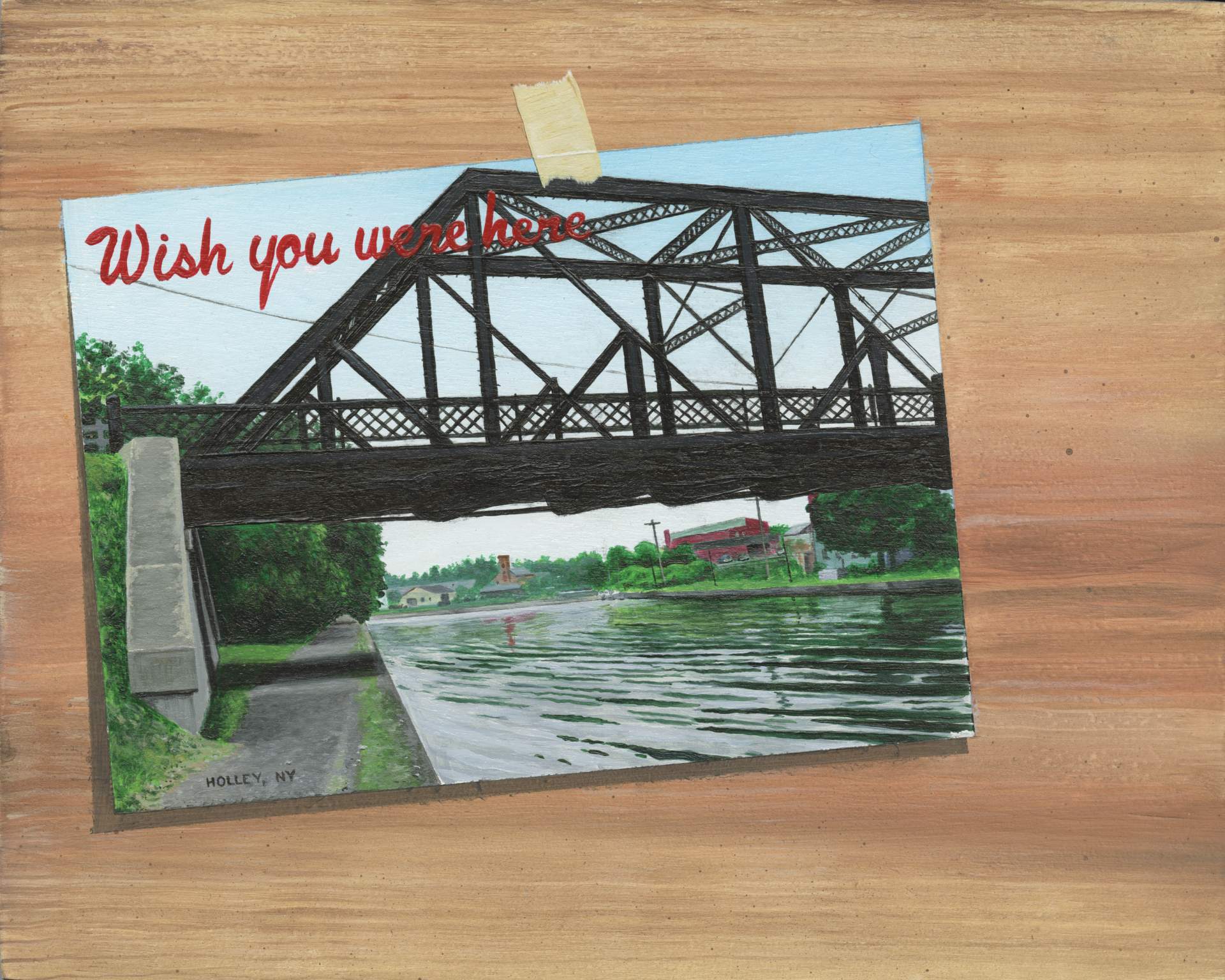 Souvenir Postcard (Holley, NY)