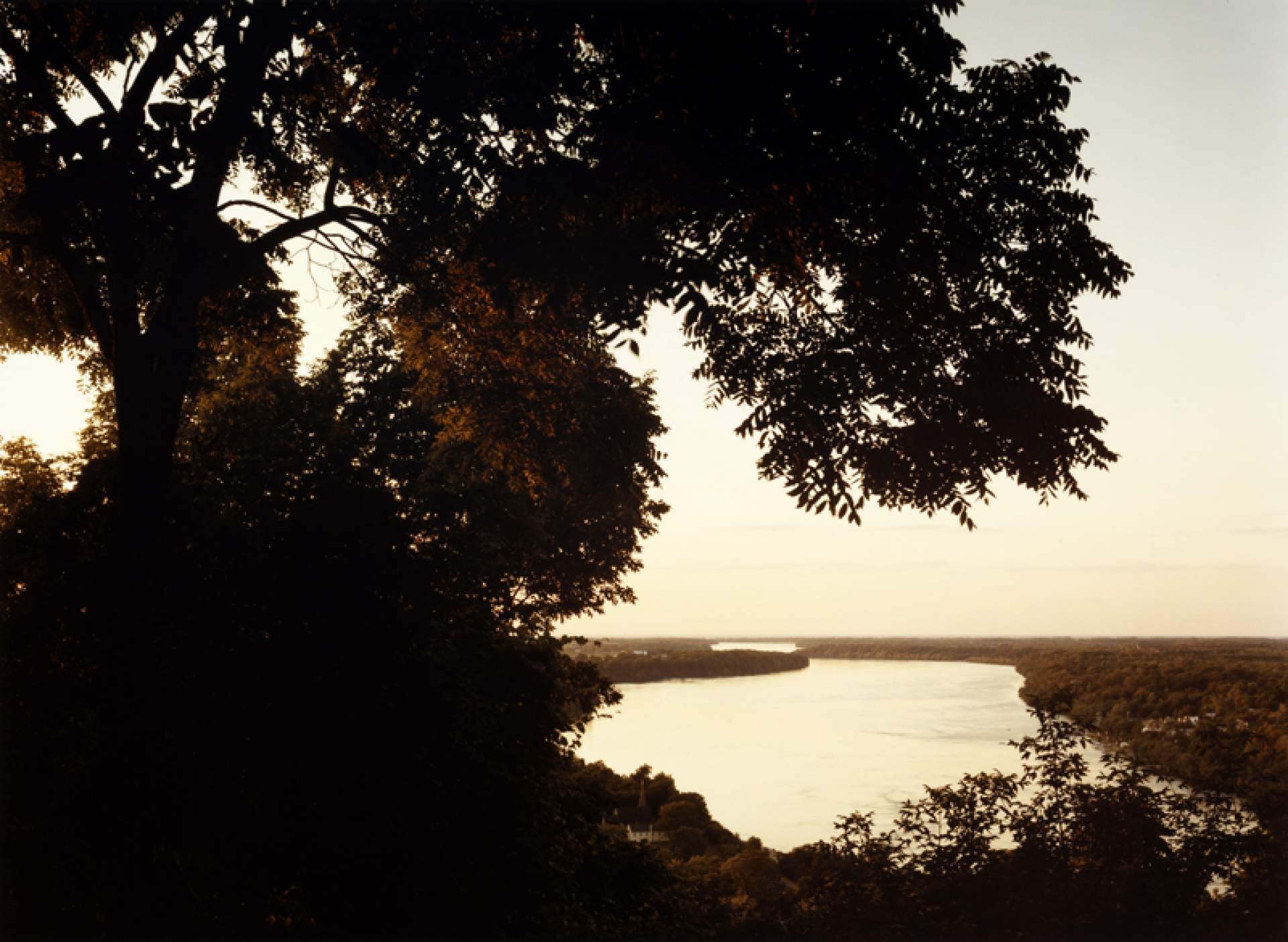 View of the Lower Niagara River from Brock's Monument, Ontario
